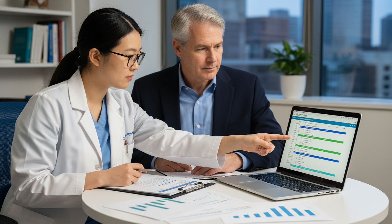 Student meeting with research mentor to rescue a stalled project -  for How to Rescue a Stalled Research Project Before It Di