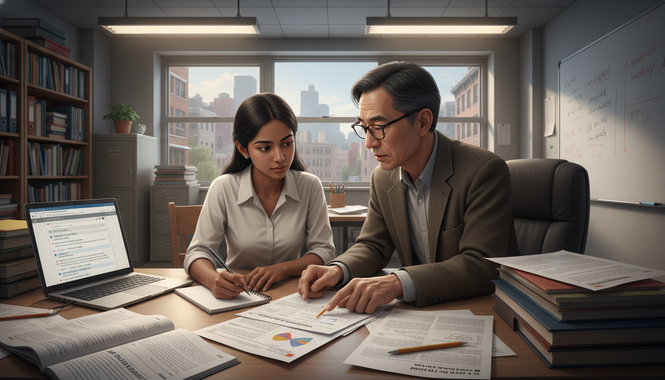 International student meeting with research mentor at non-US university International student meeting with research mentor at non-US university - for International Undergraduate Aiming for US MD: