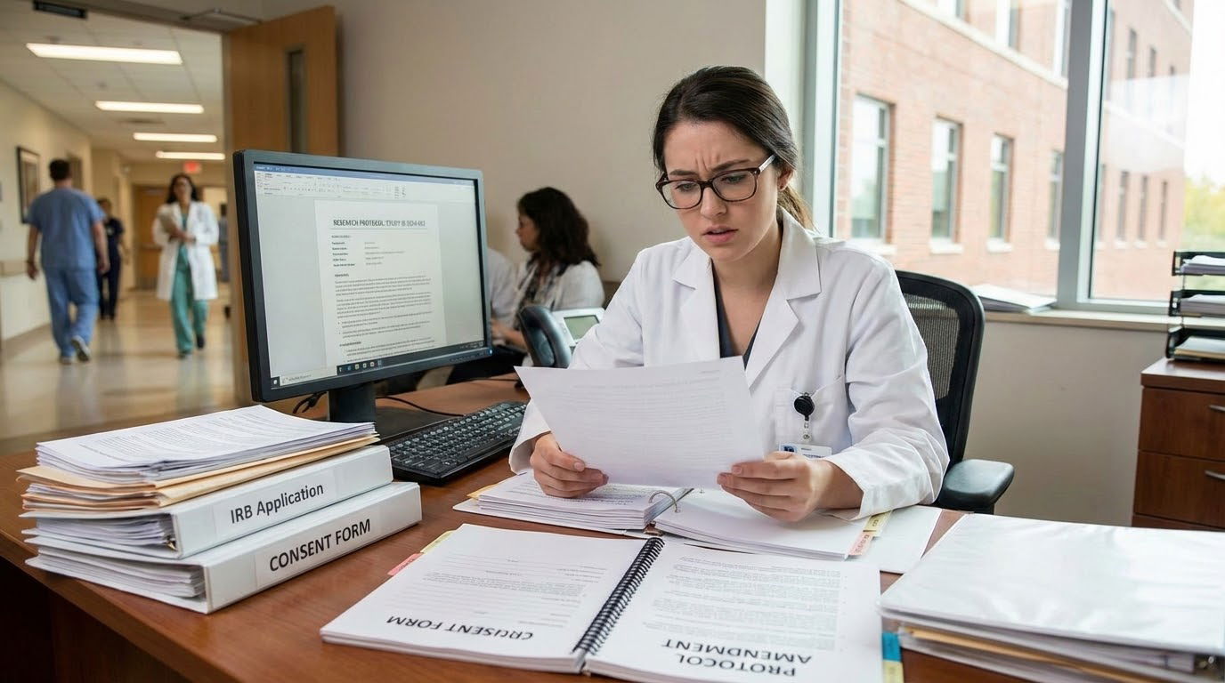 Medical student worried over IRB and compliance paperwork -  for IRB and Compliance Errors That Can Derail Student Projects