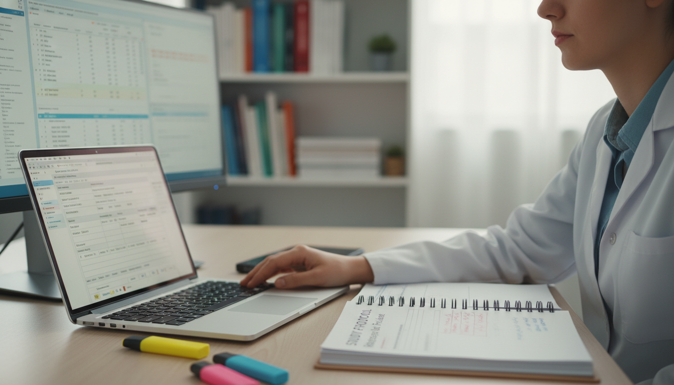 Data abstraction for a retrospective chart review -  for Retrospective Chart Review Design: A Practical Guide for Students