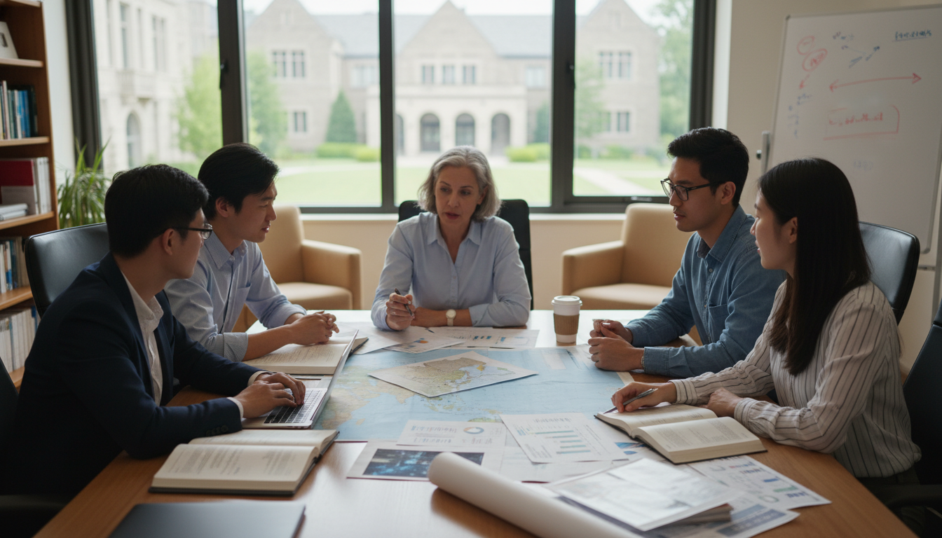 Faculty-led global health research meeting with students -  for Studying Abroad as a Premed: Leveraging Global Health Researc