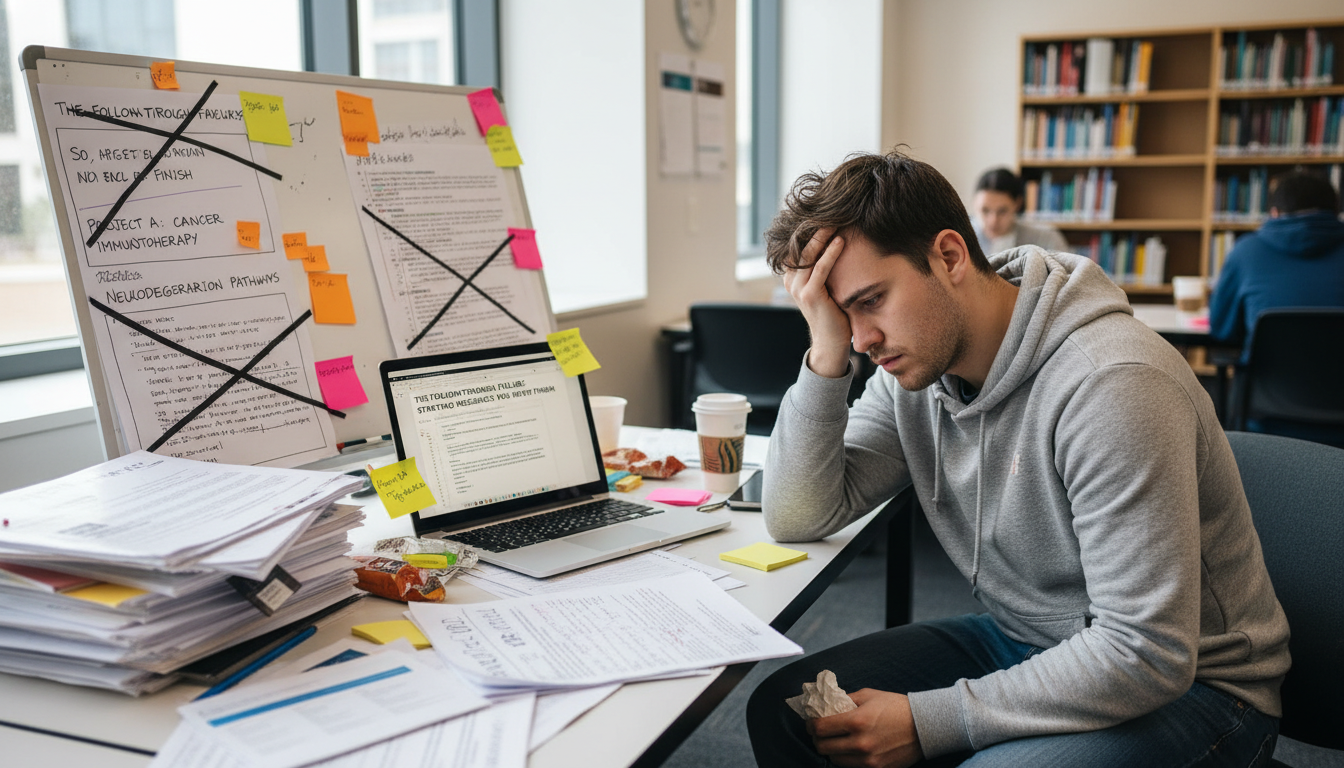 The Follow‑Through Failure: Starting Research You Never Finish