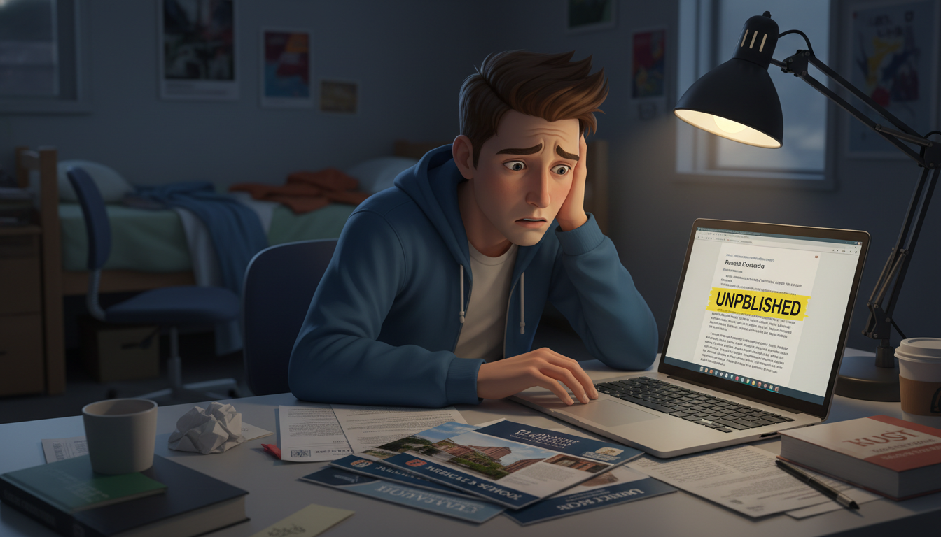 What If My Only Research Is Unpublished? How Committees View It