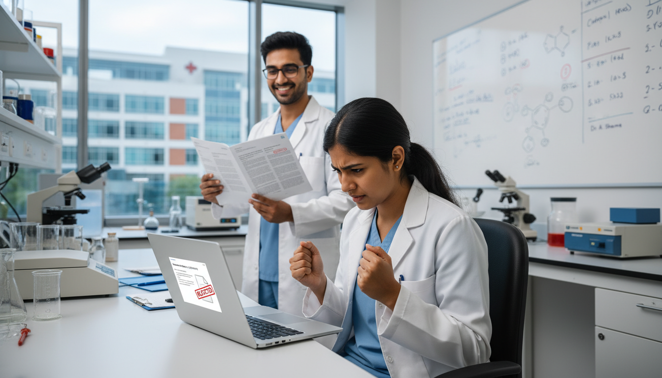 Medical student frustrated over research while peer celebrates first-author publication -  for Why Some Students Get First‑Au