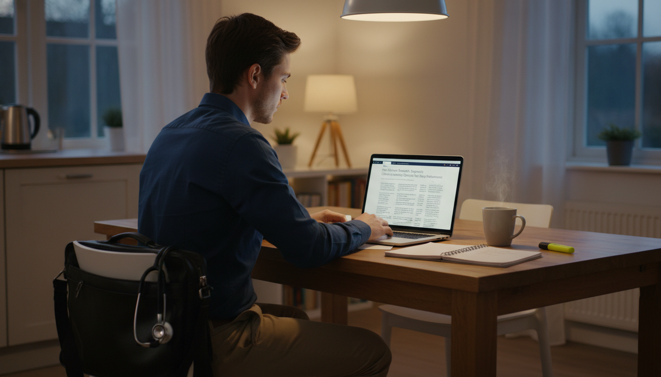 Premed student working full-time and doing low-intensity research in the evening -  for Working Full‑Time During Premed: Low‑