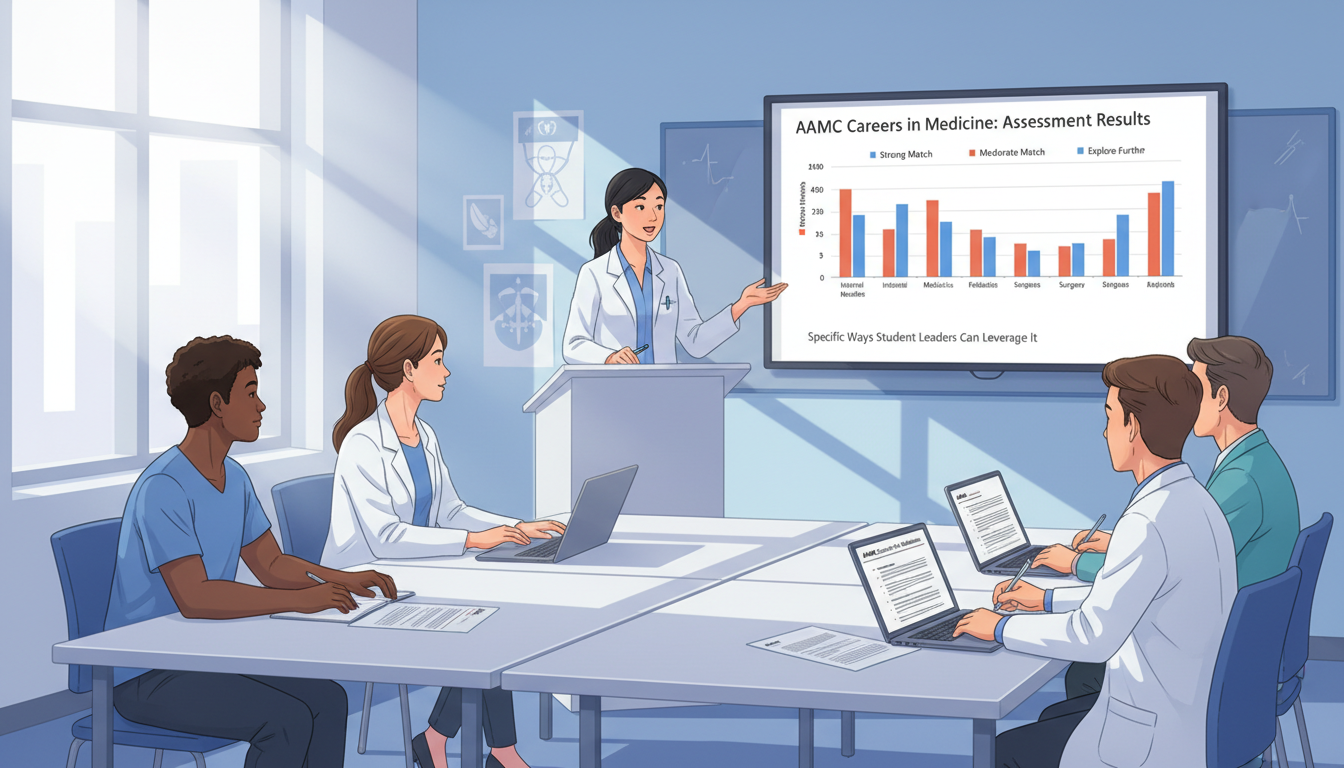 Facilitator leading a career exploration workshop with AAMC Careers in Medicine assessments -  for AAMC Careers in Medicine: