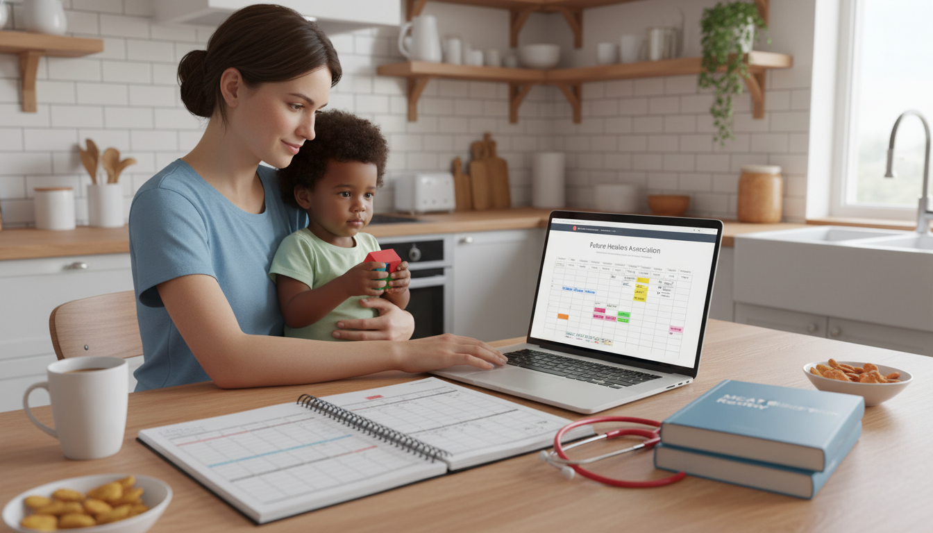 Premed student balancing family, work, and one key organization -  for Already Overbooked With Work or Family: Choosing One H