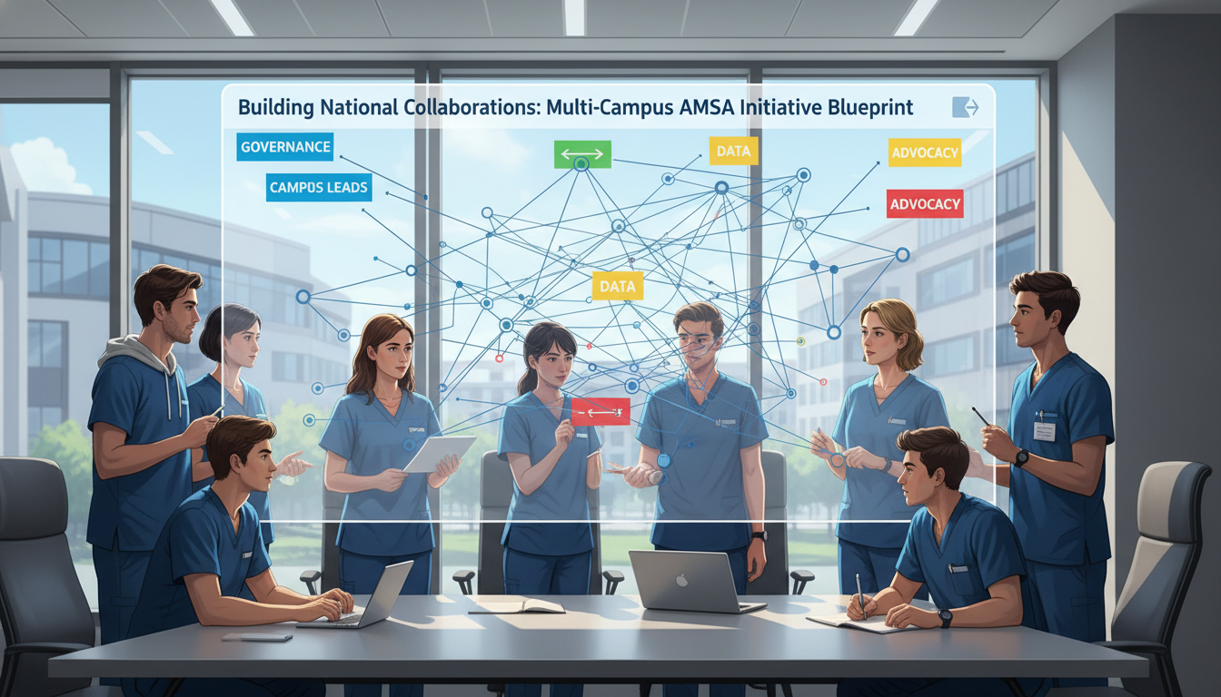 National AMSA leaders planning multi-campus collaboration on digital whiteboard National AMSA leaders planning multi-campus collaboration on digital whiteboard - for Building National Collaborations: Mult