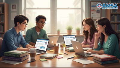 Creating MCAT and Step Study Groups Through AAMC and AMSA Networks