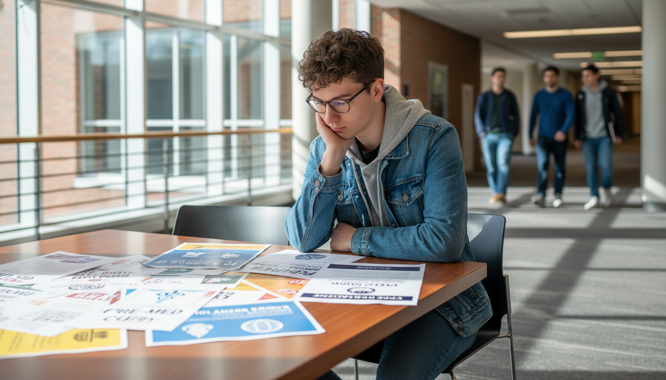 Premed student choosing between multiple campus organizations Premed student choosing between multiple campus organizations - for How Many Student Organizations Should a Serious Pre‑Med