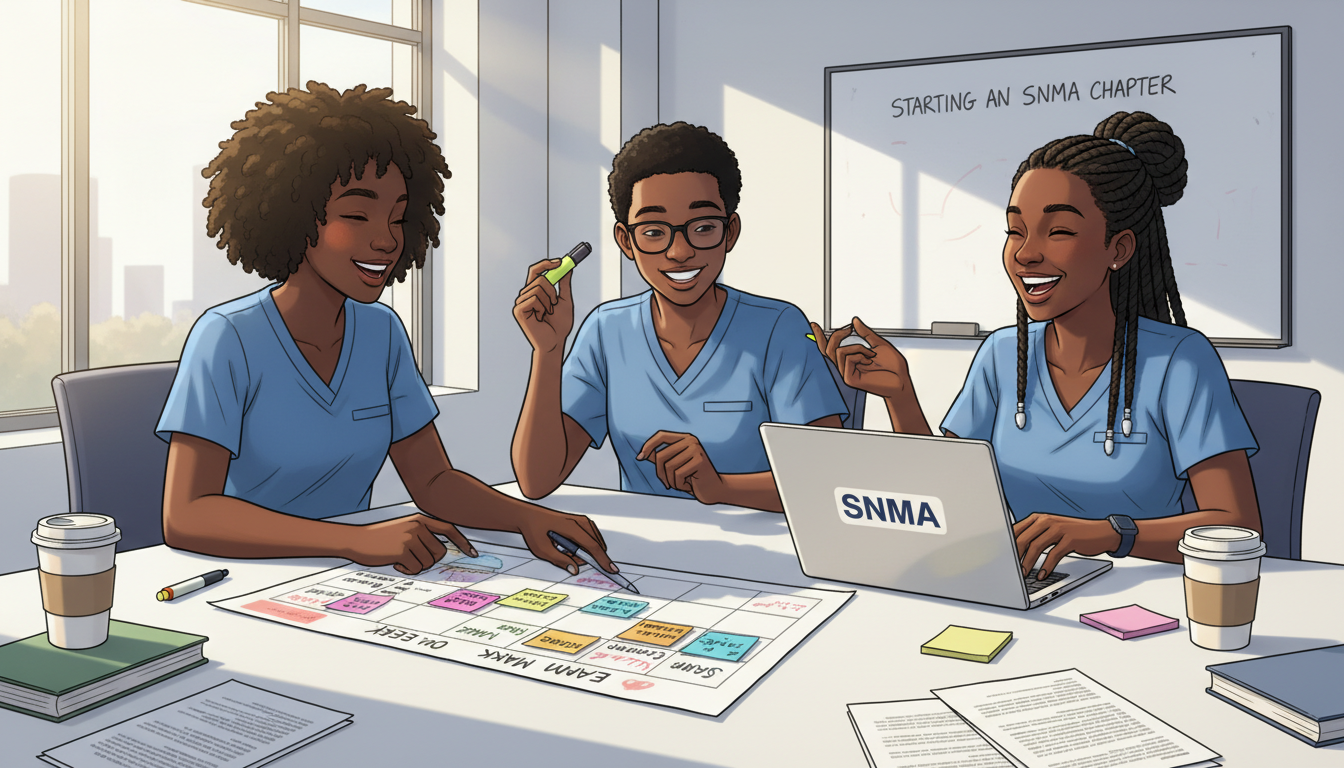 Student leaders planning a sustainable SNMA calendar -  for If Your Campus Has No SNMA Chapter: Starting One Without Burning