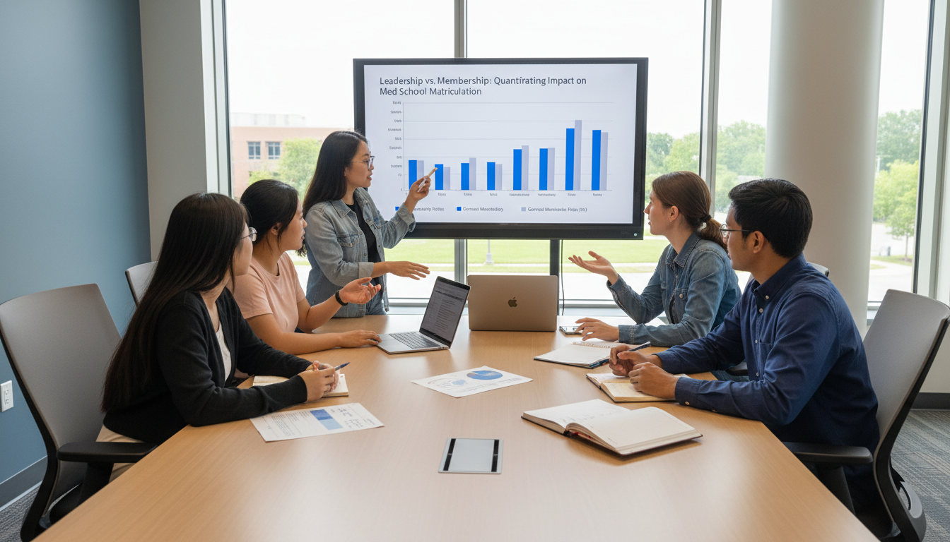 Leadership vs Membership: Quantifying Impact on Med School Matriculation