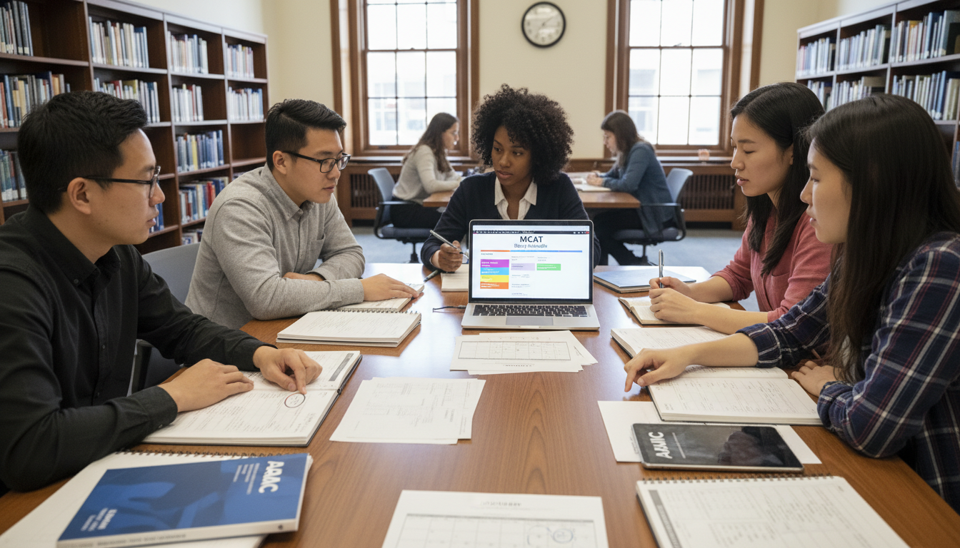 Medical students planning with [AAMC tools](https://residencyadvisor.com/resources/student-organizations/premed-yearbyyear-pl
