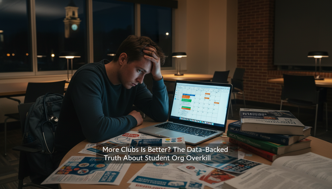 Premed student overwhelmed by too many club commitments Premed student overwhelmed by too many club commitments - for More Clubs Is Better? The Data‑Backed Truth About Student Org