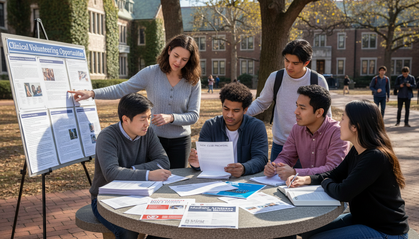 Premed student considering extracurricular options Premed student considering extracurricular options - for Myth: You Need to Found a Club to Stand Out on Med School Applicati