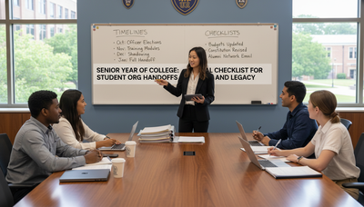 Senior Year of College: Final Checklist for Student Org Handoffs and Legacy