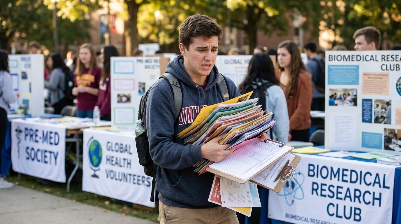 Stop Joining Every Club: Student Org Overload That Hurts Med Apps