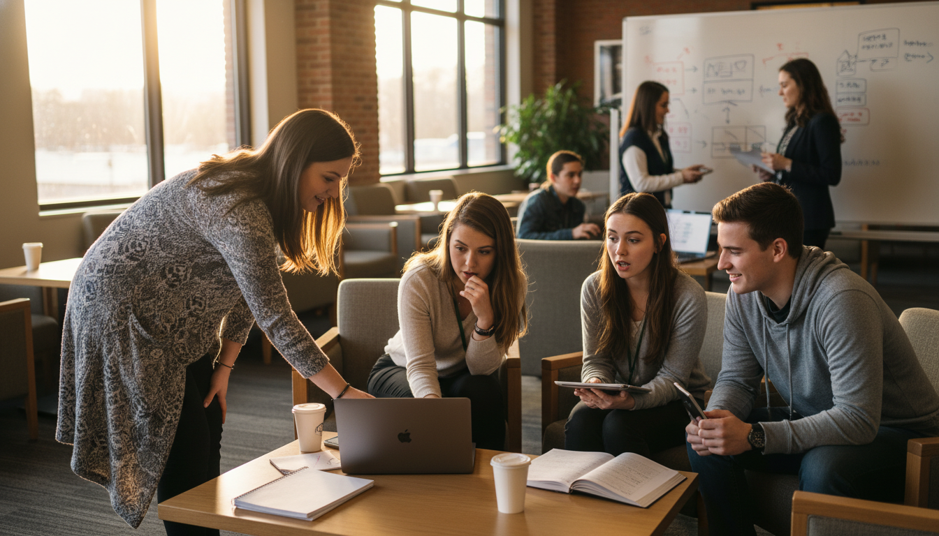 Structured peer mentoring between upperclass and underclass premed students -  for Turning a Small Campus Pre‑Med Club Into a