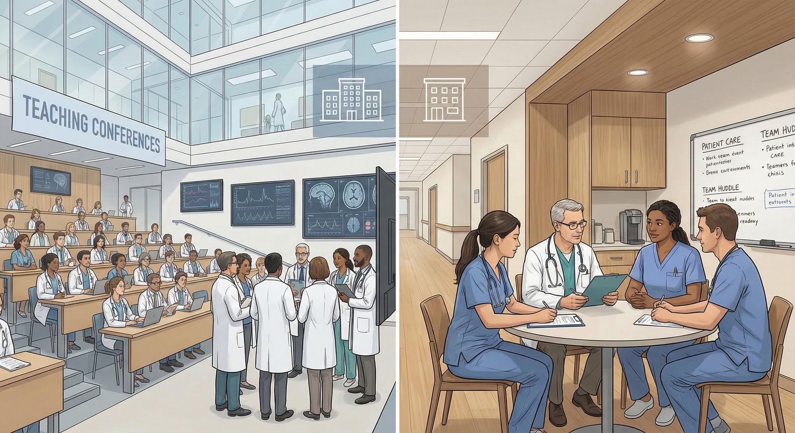 Academic versus community internal medicine training environments -  for How Important Is In‑House Fellowship Availability Wh