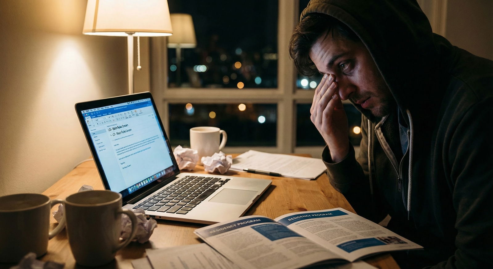 Resident couple walking near hospital campus at sunset -  for If Your Partner’s Match Matters: Integrating Couples Info into