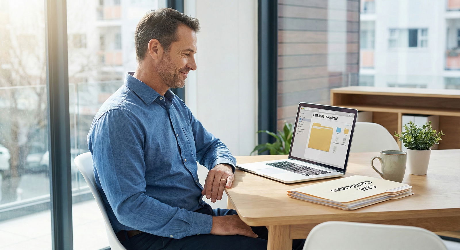 Calmer physician after resolving CME audit -  for What If I Can’t Prove All My CME Credits During an Audit?