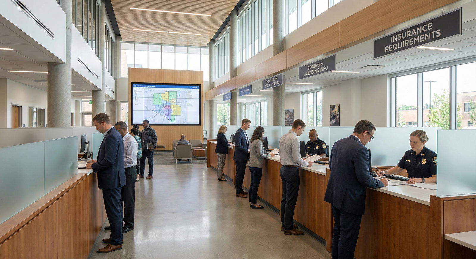 Stressed physician reviewing rental property finances late at night -  for What Happens If My Tenant Stops Paying and I’m On