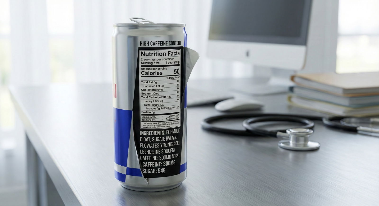 Resident drinking coffee in hospital workroom at night Resident drinking coffee in hospital workroom at night - for Caffeine Timing, Dosing, and Performance on Night Shift: Data-D