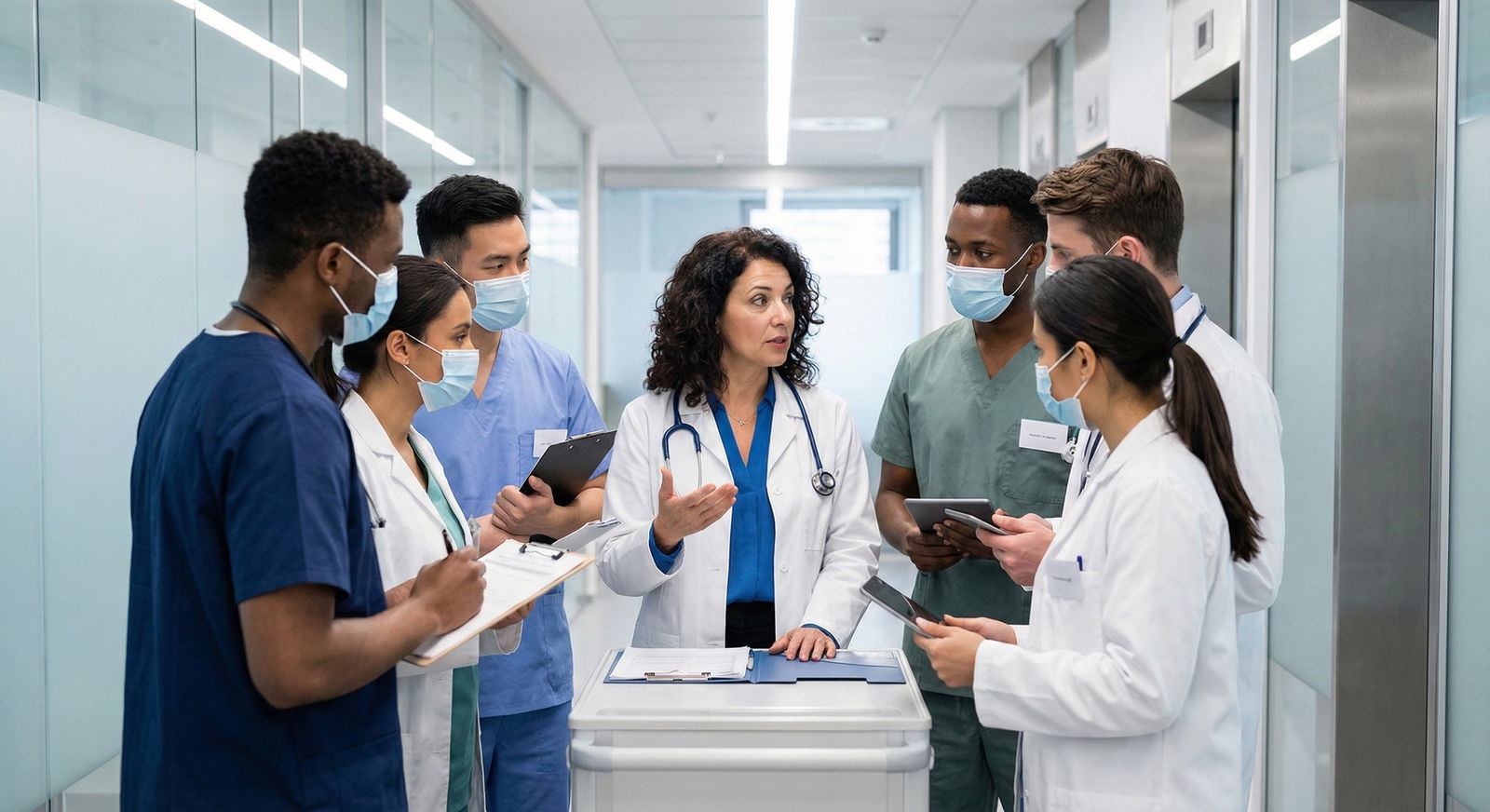 Female resident documenting incident after shift -  for If Your Program Shrugs Off a Serious Gender-Based Comment or Incident