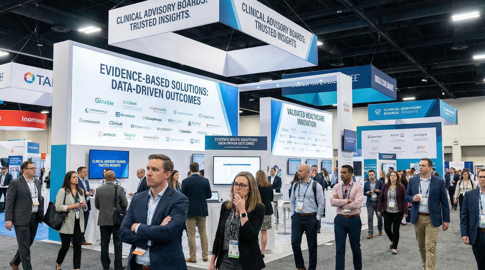 Founder showing a Figma prototype to clinicians in a hospital break room -  for Pre‑Launch Timeline: Validating a Health Tech