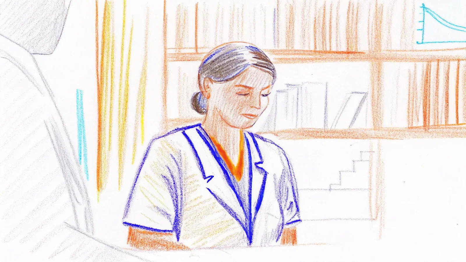 Medical student balancing learning expectations and professional boundaries on hospital rounds
