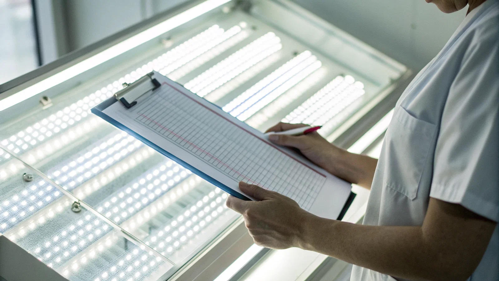 Note and plan quality checklist card with color-coded status bar