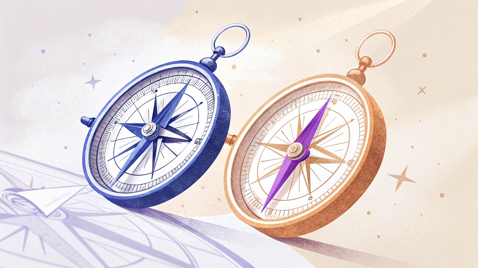Two Rank Lists Diverging Like Broken Paths Two Rank Lists Diverging Like Broken Paths