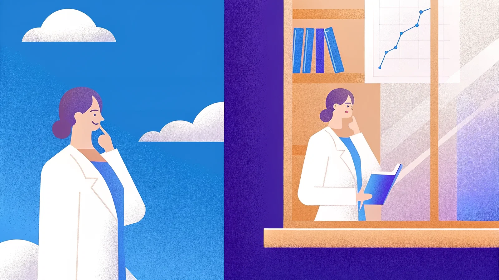 Worried Applicant reviewing interview emails and score reports