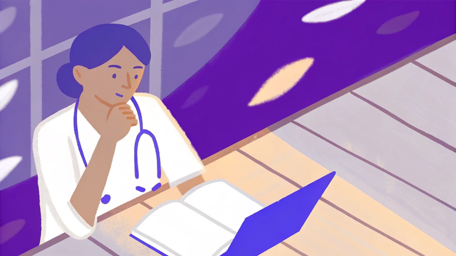 Applicant reviewing non-clinical resume with skepticism