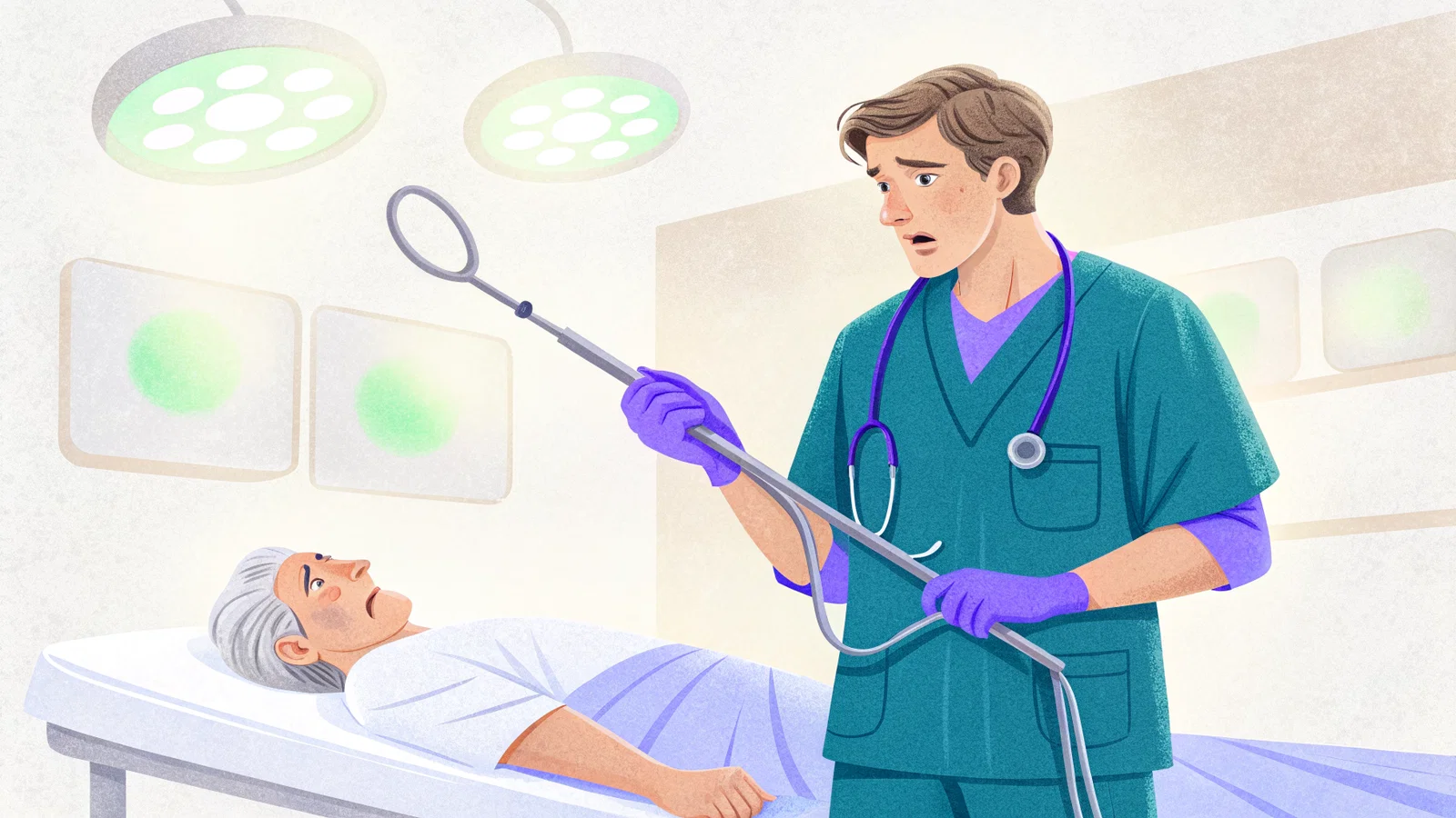 Tense Operating Room Scrutiny