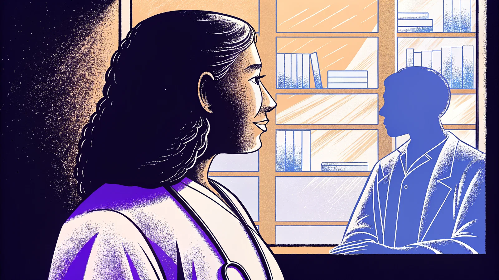 Medical student shadowing in a private specialty clinic