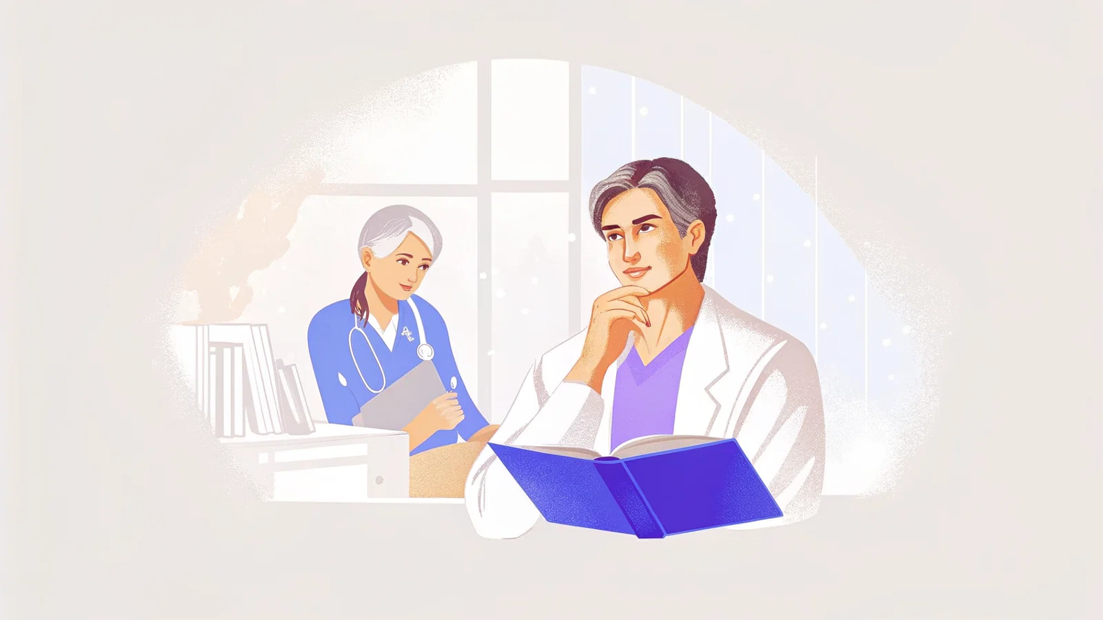 Physician Stethoscope and Sunset