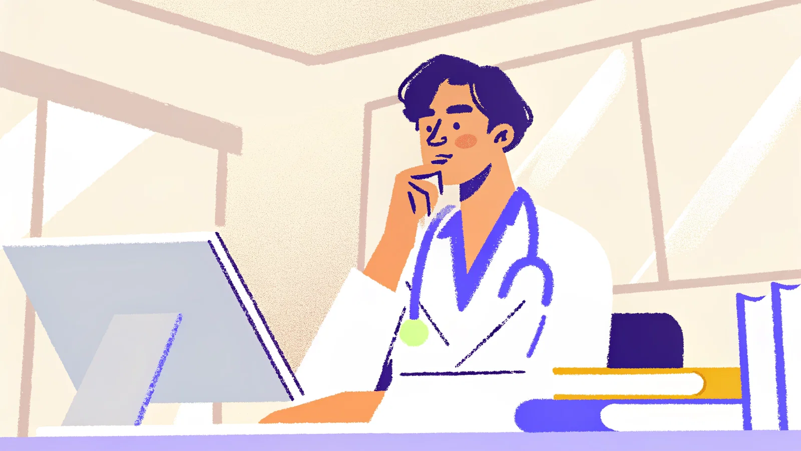 Telehealth scheduling anxiety for a new clinician