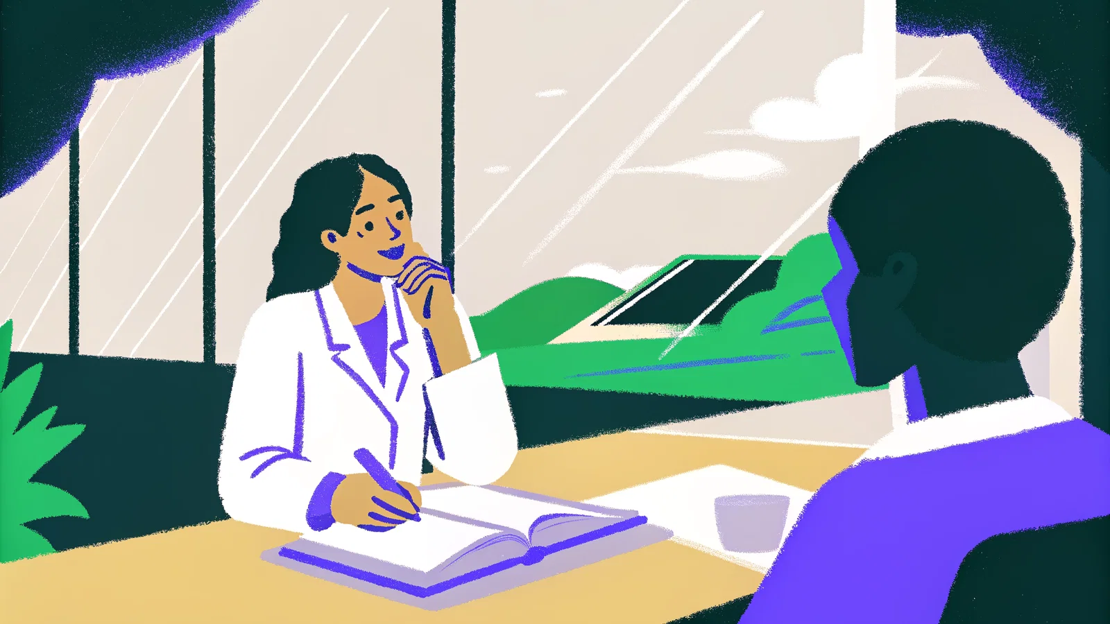 Worried applicant reviewing a residency call schedule