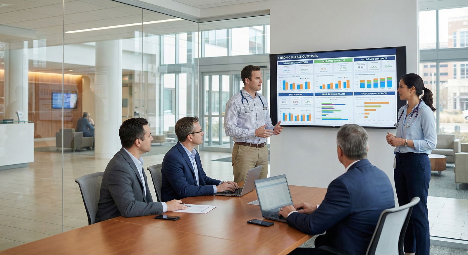 Digital health founder negotiating value-based contract with payer -  for Monetizing Chronic Disease Platforms Through Value‑