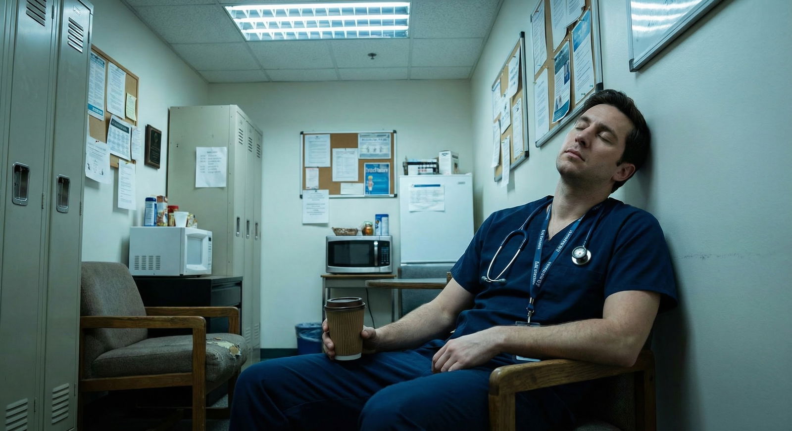 Resident quickly finishing progress notes at hospital workstation -  for How Can I Cut My Documentation Time Without Sacrific