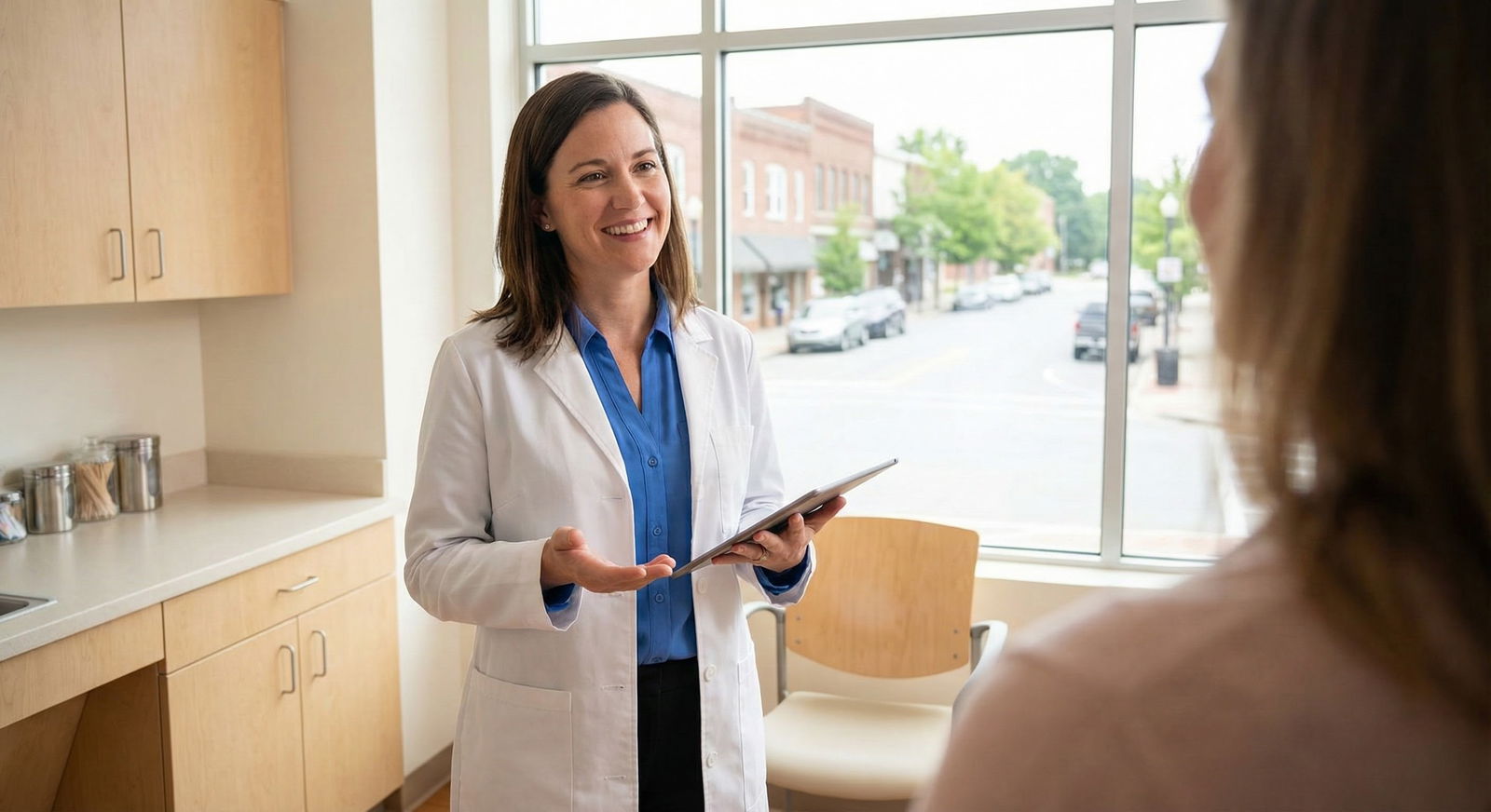 Family medicine doctor in a small town clinic -  for How Much Does Location Really Matter for Low-Paying Specialties?