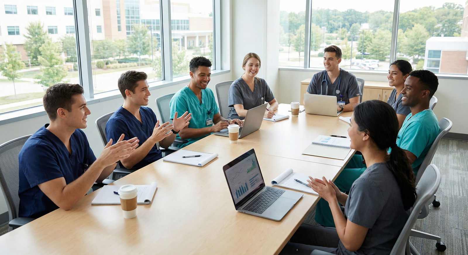 Physician marking contract milestones on calendar -  for How Long Negotiations Really Take: Setting Expectations Before You S