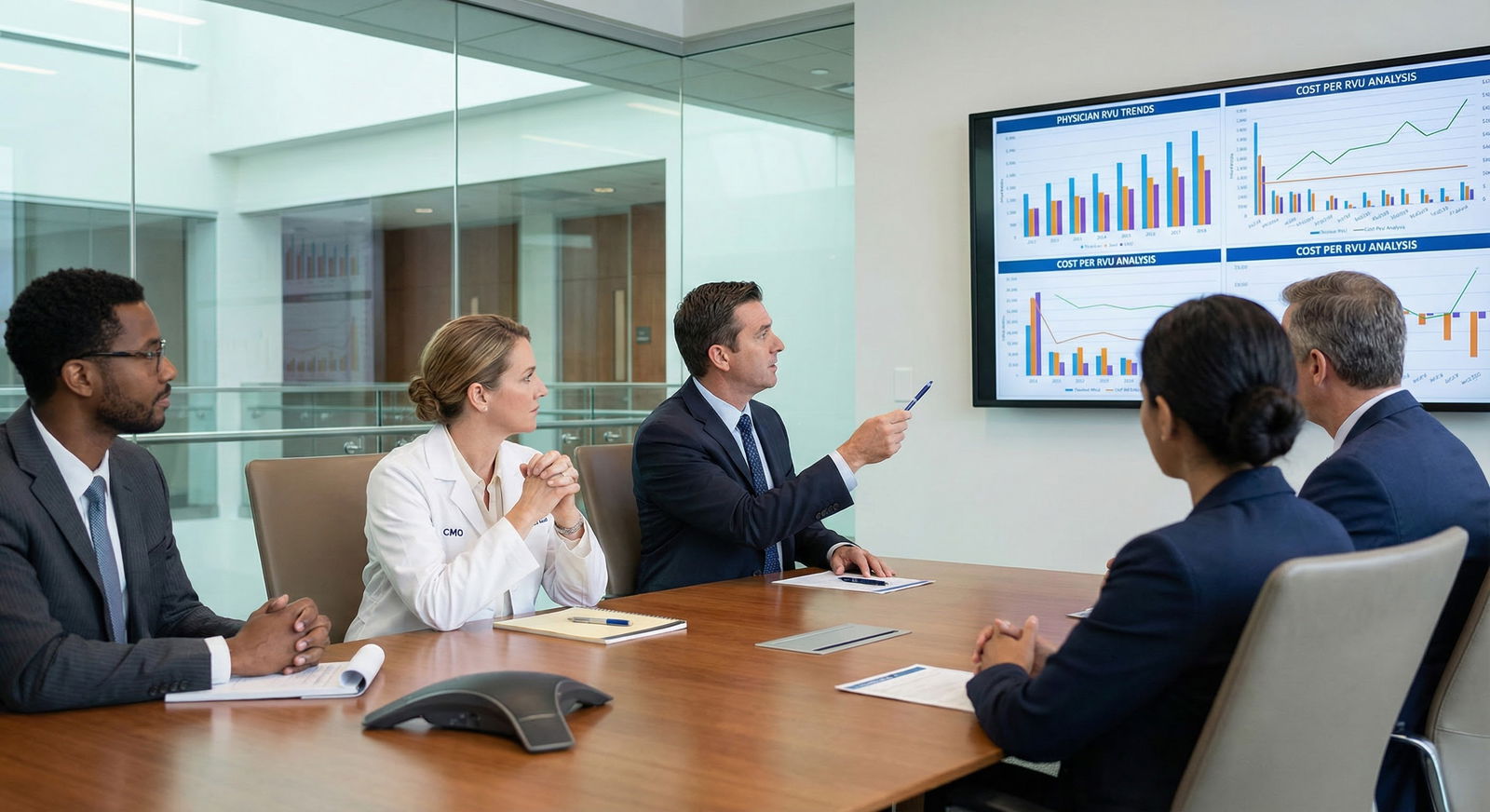 Doctor declining a pressured offer on phone while looking relieved -  for What to Do When a Locums Recruiter Pressures You to