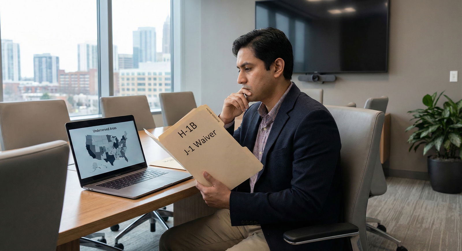 IMG physician comparing job offers for H-1B and J-1 waiver positions -  for Can I Switch Employers on H-1B as a Physician? Ru