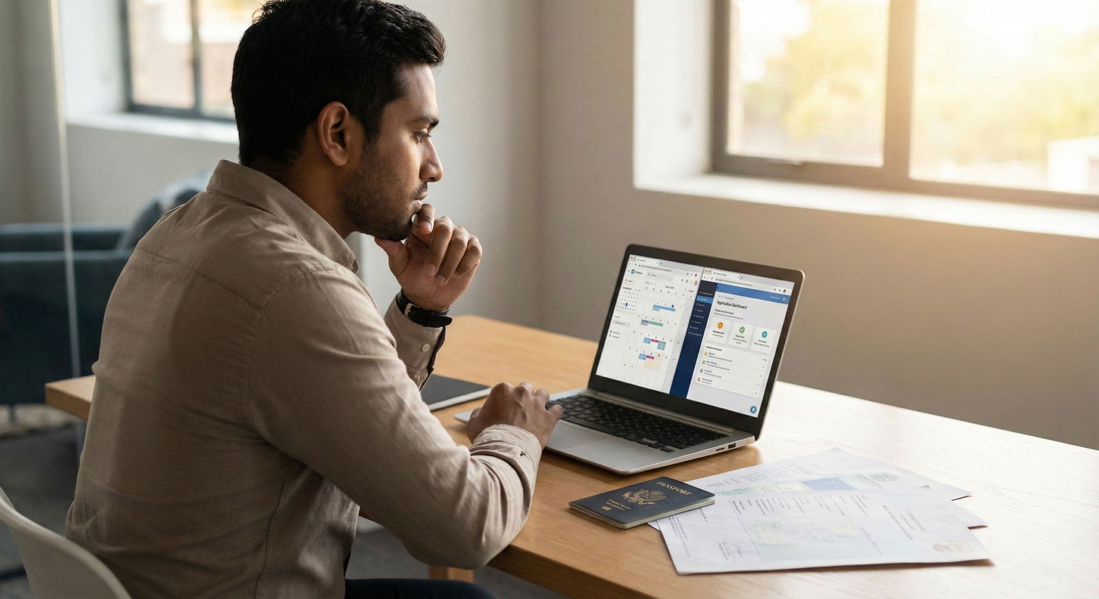 International medical graduate checking ERAS submission timing on laptop -  for International Graduation Date Issues: Choosin