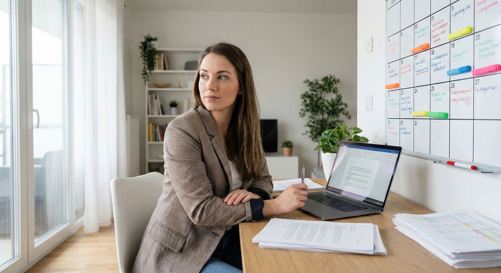 International medical graduate preparing residency application at desk -  for How Should IMGs Explain Non-Clinical Gaps Betwe