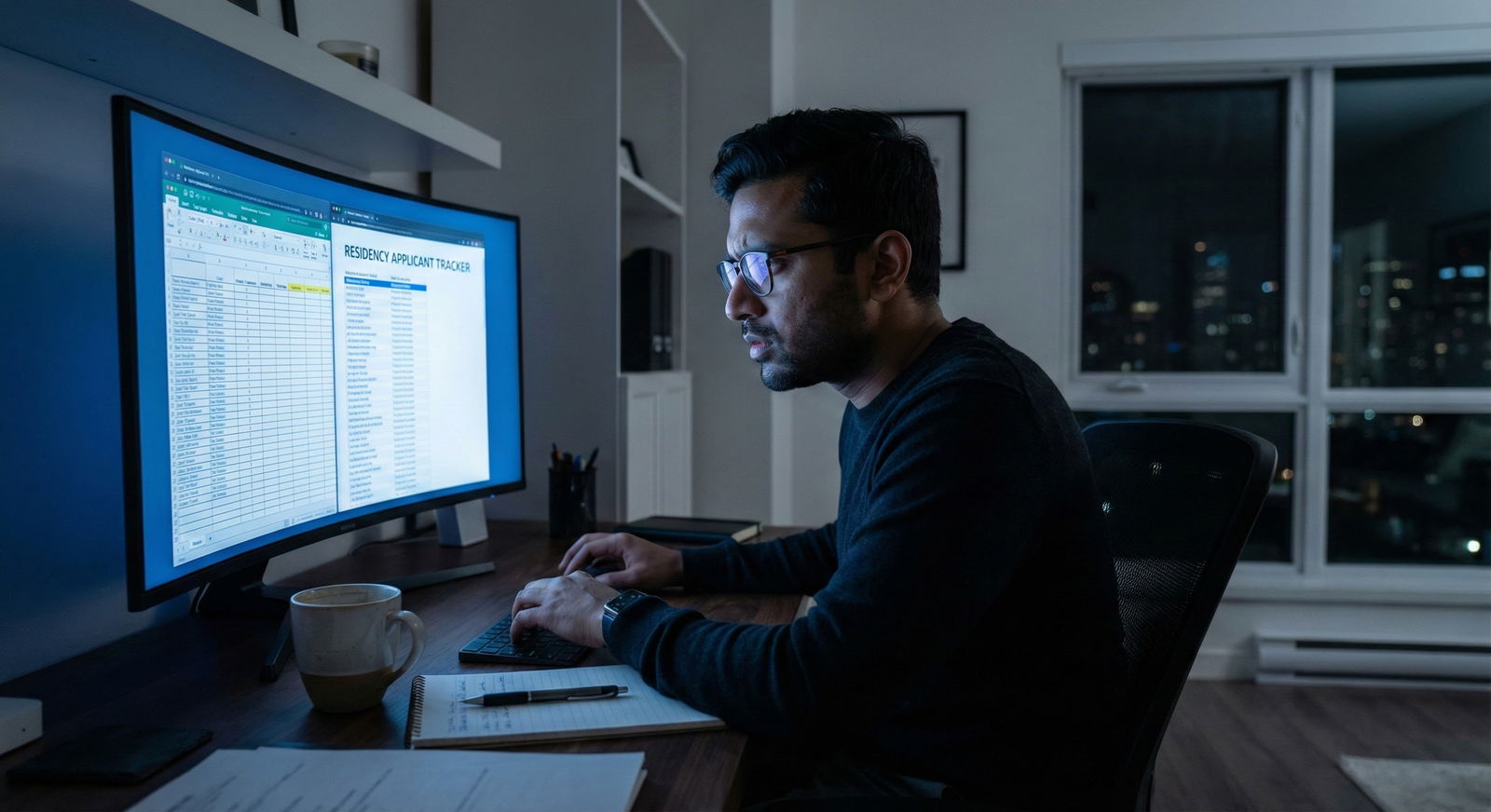 International medical graduate reviewing residency application filters on a computer screen -  for The Hidden IMG Filters: Un