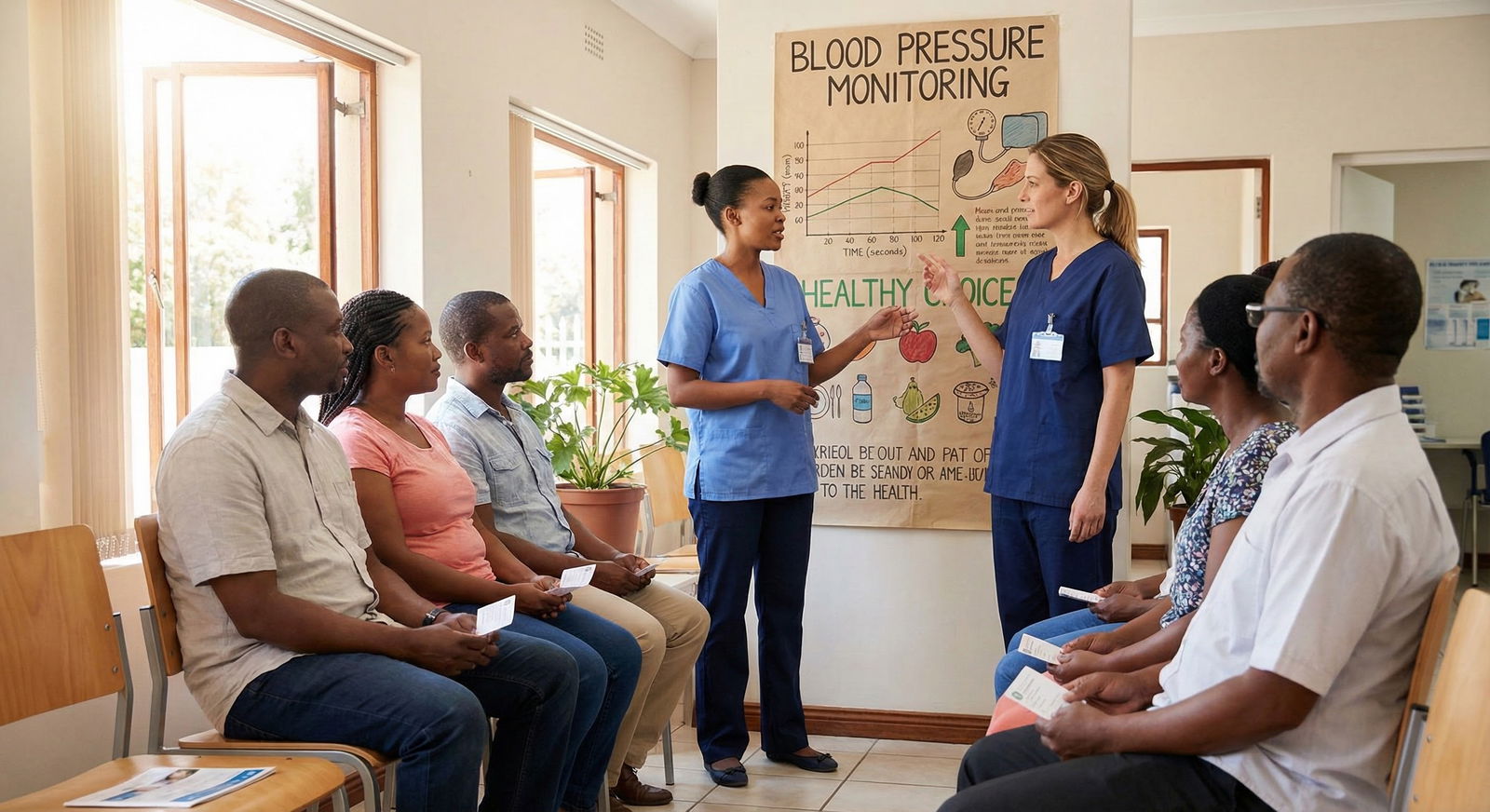 Young physician in a rural clinic abroad, looking conflicted while holding medical tools -  for An Organization Invited Me to