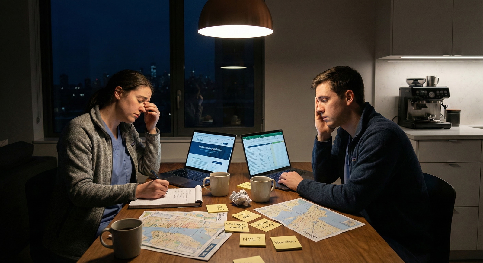 What If My Family Hates the Cities We Need to Rank for Couples Match?